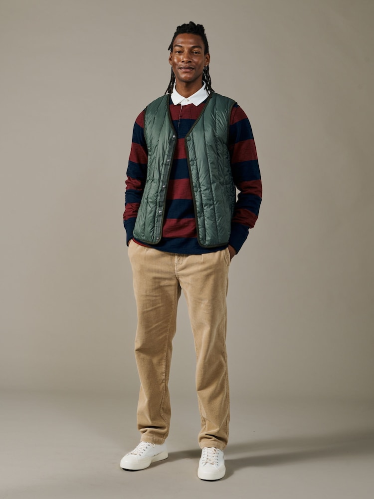Aubin Green Knight Down Liner Gilet - Image 5 of 5