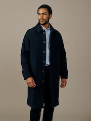 Aubin Blue Dawes Overcoat - Image 1 of 2