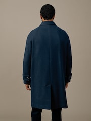 Aubin Blue Dawes Overcoat - Image 3 of 5