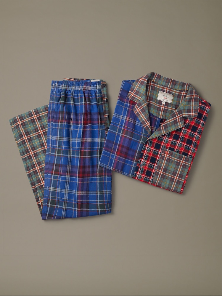 Aubin Aberford Flannel Pyjamas Set - Image 1 of 3
