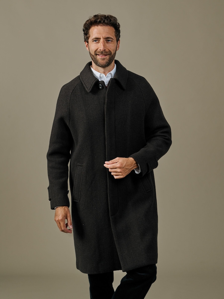 Aubin Dawes Brown Overcoat - Image 1 of 6