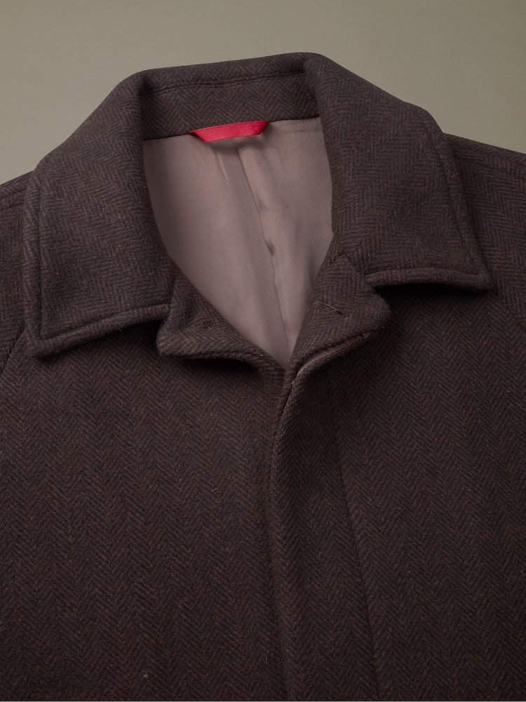 Aubin Dawes Brown Overcoat - Image 6 of 6
