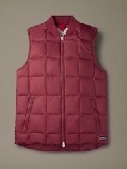 Aubin Red Herriot Down Gilet - Image 4 of 5
