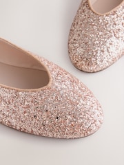 Rose Gold Forever Comfort® Sparkle Ballet Flats - Image 8 of 10