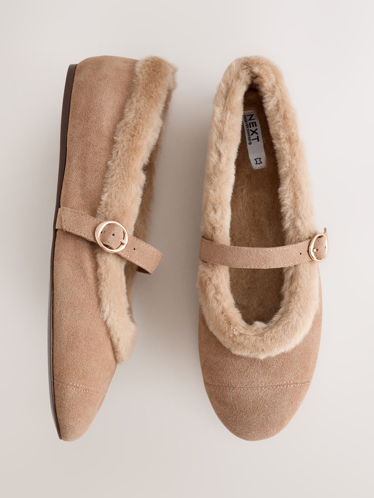 Camel Forever Comfort® Suede Mary Janes Shoes - Image 1 of 9
