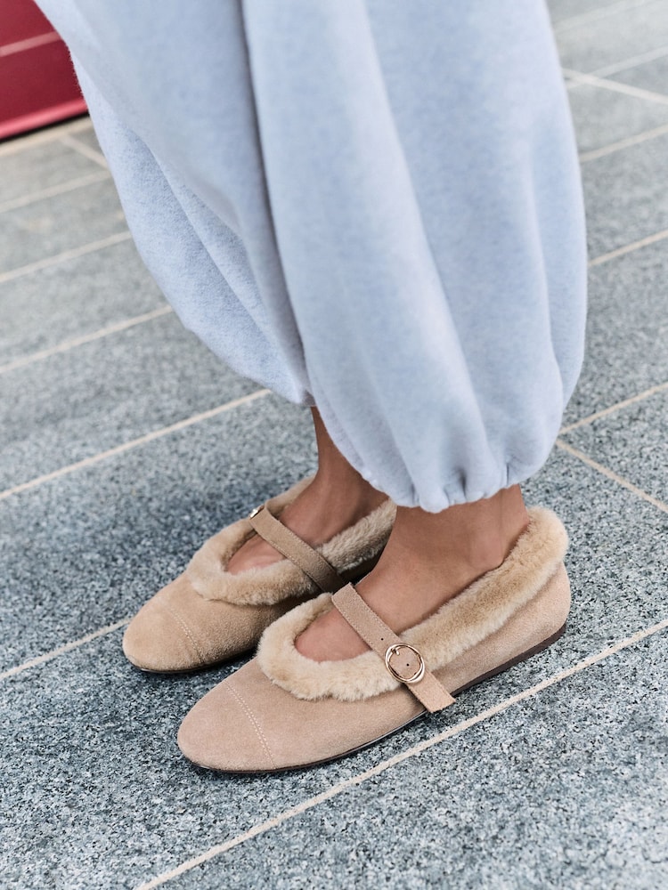Camel Forever Comfort® Suede Mary Janes Shoes - Image 2 of 9