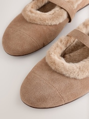 Camel Forever Comfort® Suede Mary Janes Shoes - Image 8 of 9