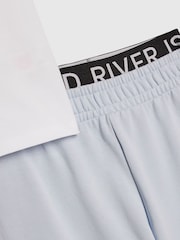 River Island Blue Bow T-Shirt & Logo Track Joggers Set - Image 5 of 5