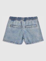 River Island Blue Denim Pull On Shorts - Image 2 of 4