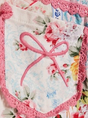 River Island Pink Cabbages & Roses Patchwork Straight Jeans - Image 5 of 5