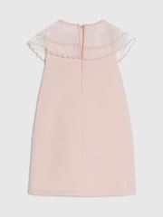 River Island Organza Collar Scuba Dress - תמונה 2 מתוך 4