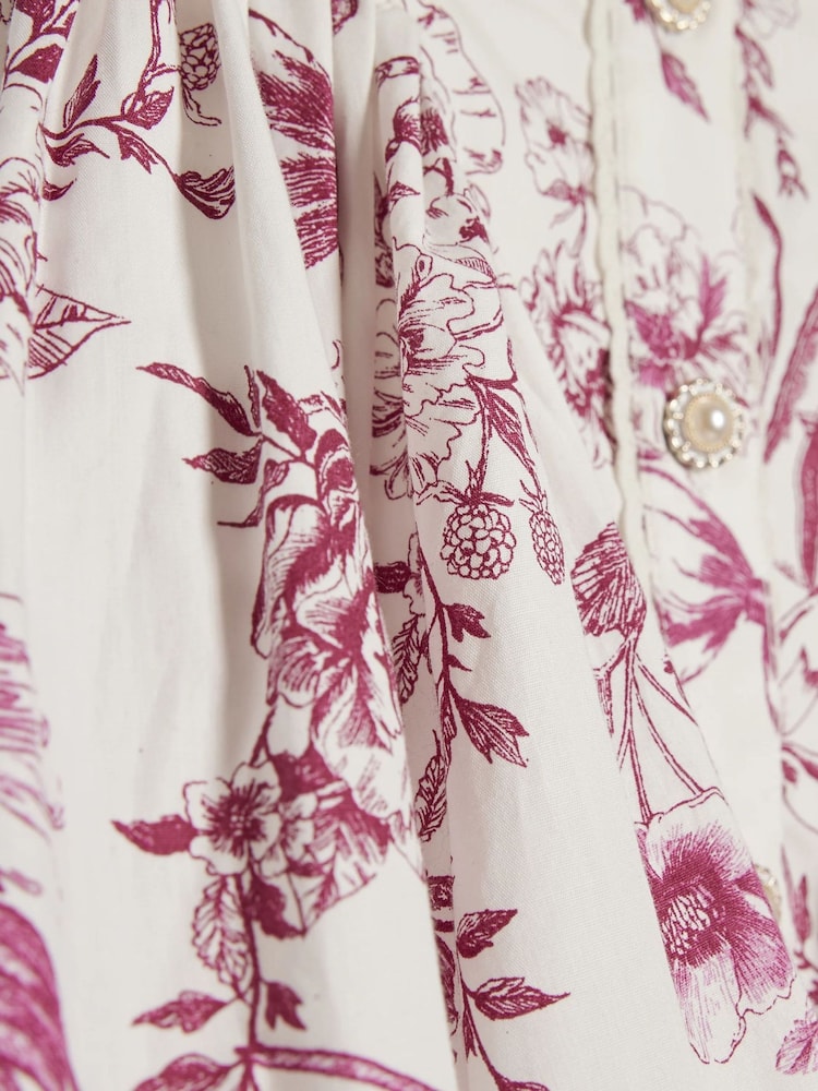 River Island Floral Toile Prom Dress - Bild 4 von 4