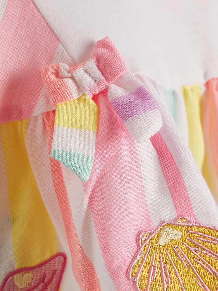 River Island Stripe Frill Top & Shorts Set - Imagen 5 de 5