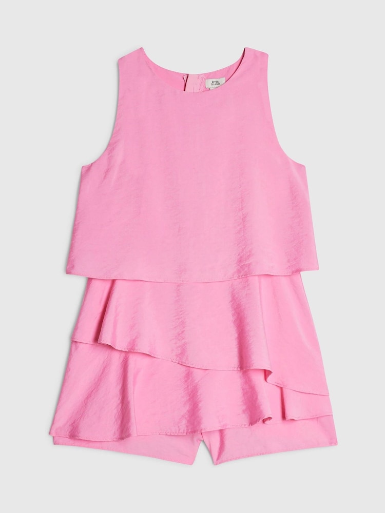 River Island Tiered Playsuit - Imagen 1 de 4