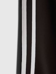 River Island Black Wide Fit Side Stripe Trousers - Image 4 of 4