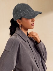 Friends Like These Grey Pin Stripe Hat - Image 1 of 7