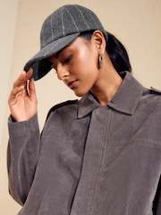 Friends Like These Grey Pin Stripe Hat - Image 3 of 7