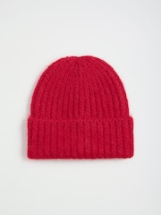 Friends Like These Red Brushed Knit Beanie - Image 3 of 5