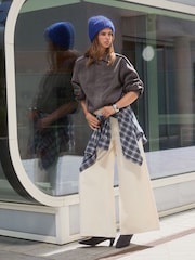 Friends Like These Cobalt Blue Brushed Knit Beanie - Image 2 of 5