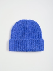 Friends Like These Cobalt Blue Brushed Knit Beanie - Image 3 of 5