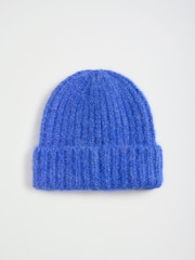 Friends Like These Cobalt Blue Brushed Knit Beanie - Image 4 of 5