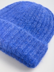 Friends Like These Cobalt Blue Brushed Knit Beanie - Image 5 of 5
