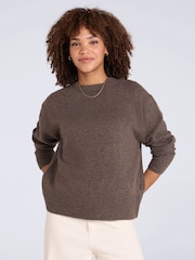 Animal Brown Fluffy Jumper - Image 1 of 10