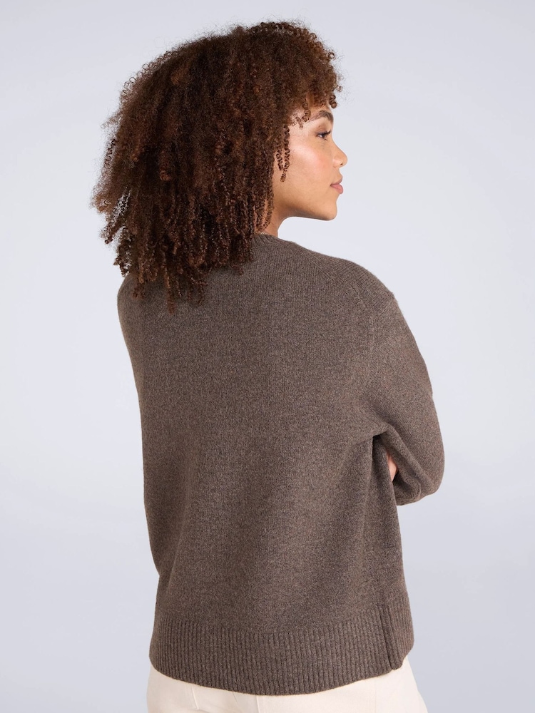 Animal Brown Fluffy Jumper - Image 2 of 10 Animal Brown Fluffy Jumper - Image 2 of 10