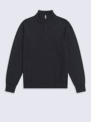 Animal Black Ribbed Quarter Zip Jumper - Image 5 of 9