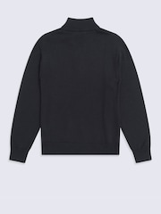 Animal Black Ribbed Quarter Zip Jumper - Image 6 of 9