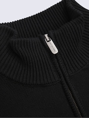Animal Black Ribbed Quarter Zip Jumper - Image 7 of 9