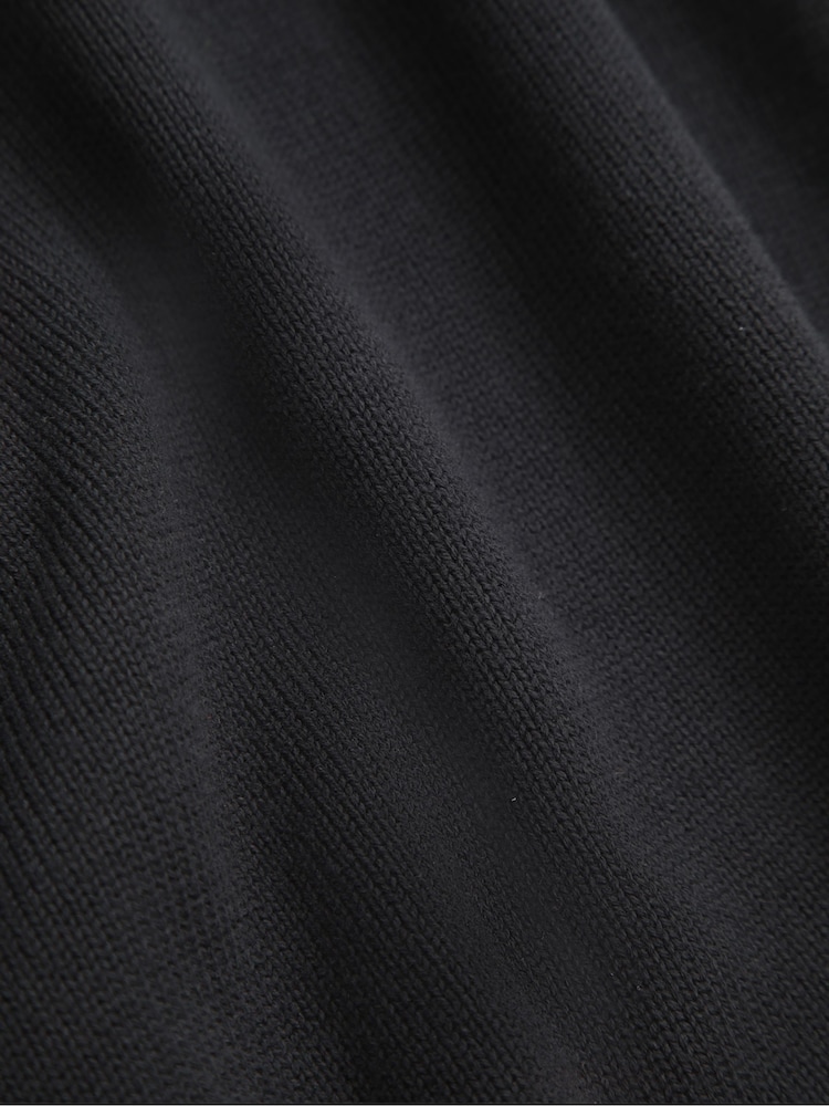 Animal Black Ribbed Quarter Zip Jumper - Image 9 of 9 Animal Black Ribbed Quarter Zip Jumper - Image 9 of 9