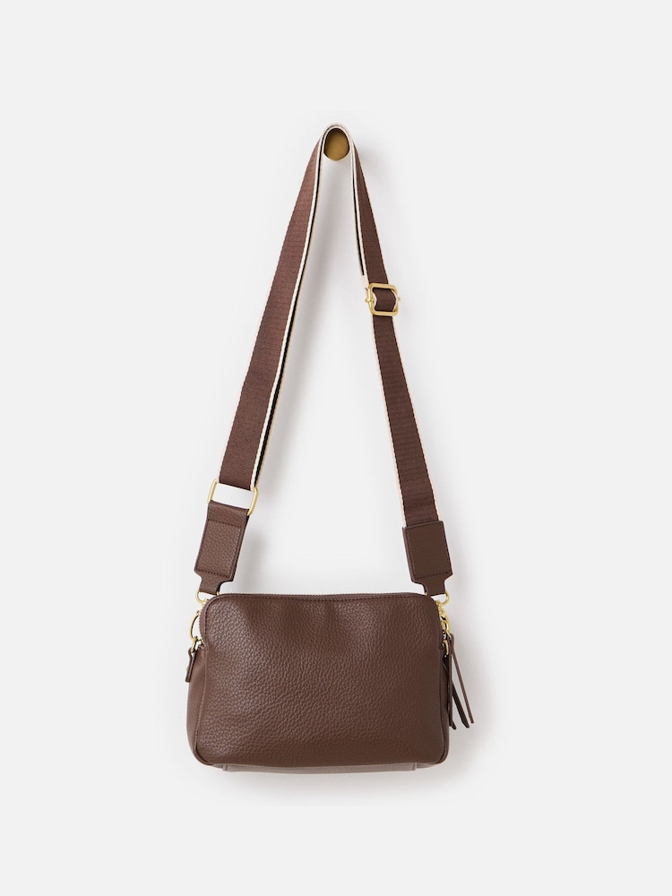 Oliver Bonas Brown Isla Crossbody Bag - Image 2 of 6 Oliver Bonas Brown Isla Crossbody Bag - Image 2 of 6
