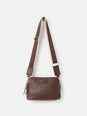 Oliver Bonas Brown Isla Crossbody Bag - Image 3 of 6