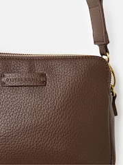 Oliver Bonas Brown Isla Crossbody Bag - Image 4 of 6