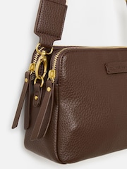 Oliver Bonas Brown Isla Crossbody Bag - Image 5 of 6