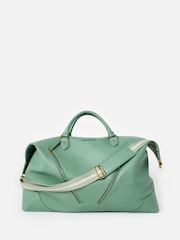 Oliver Bonas Green Olivia Moss Green Weekend Bag - Image 1 of 7