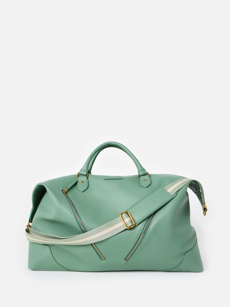 Oliver Bonas Green Olivia Moss Green Weekend Bag - Image 1 of 7