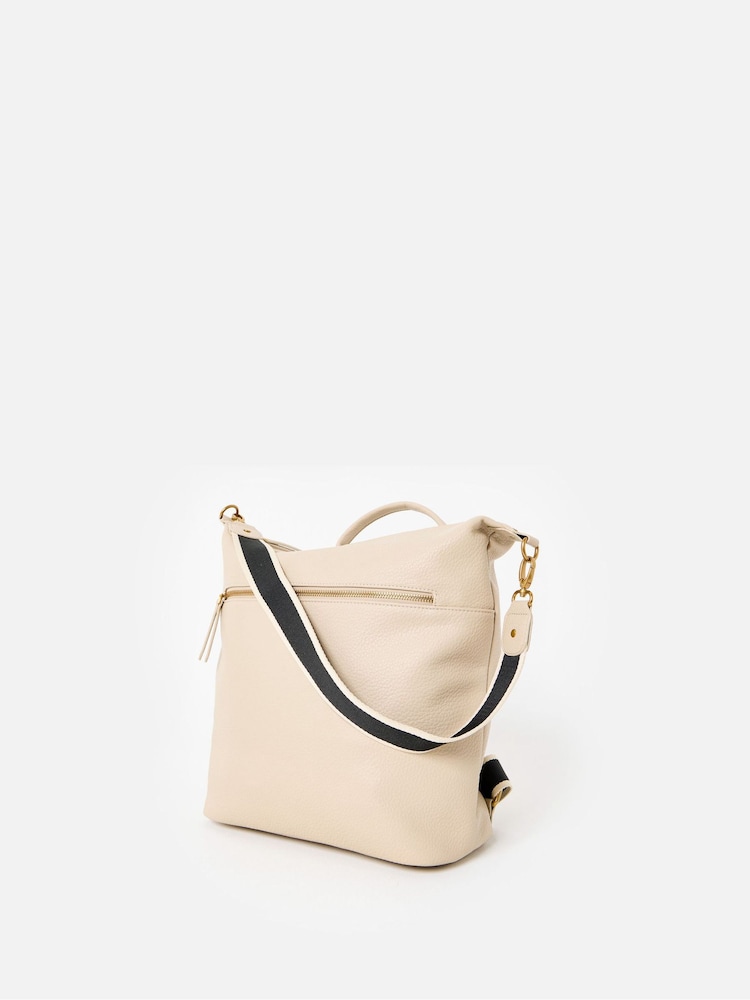 Oliver Bonas Cream Ethel Ecru Cream Backpack - Image 2 of 6