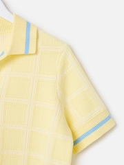 Oliver Bonas Yellow Butter  Collared Knitted Top - Image 6 of 7