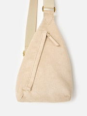 Oliver Bonas Cream Brooke Ecru  Corduroy Belt Bag - Image 1 of 7