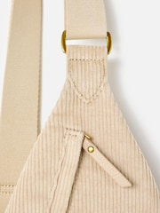 Oliver Bonas Cream Brooke Ecru  Corduroy Belt Bag - Image 5 of 7