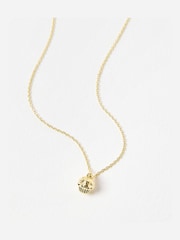 Oliver Bonas Gold Marie Cupcake Charm Gold Plated Pendant Necklace - Image 2 of 4