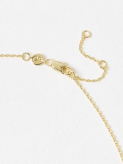Oliver Bonas Gold Marie Cupcake Charm Gold Plated Pendant Necklace - Image 3 of 4