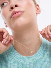 Oliver Bonas Gold Marie Cupcake Charm Gold Plated Pendant Necklace - Image 4 of 4