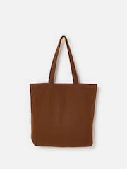 Oliver Bonas Brown Home Sweet Home Tote Shopper Bag - Image 3 of 7