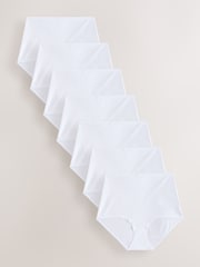 White Full Brief 100% Cotton Rich Knickers - Image 1 of 10