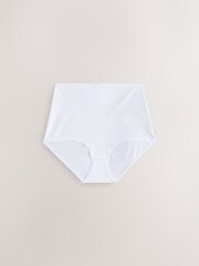 White Full Brief 100% Cotton Knickers 7 Pack - Image 12 of 14