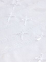 White Full Brief 100% Cotton Knickers 7 Pack - Image 13 of 14