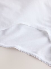 White Full Brief 100% Cotton Knickers 7 Pack - Image 14 of 14